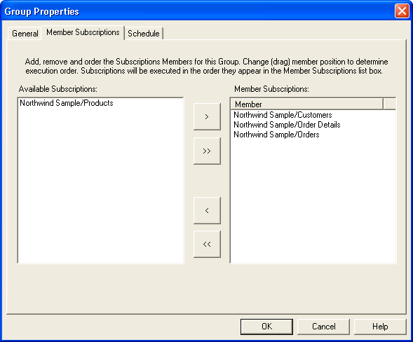 adding, removing, and ordering member subscriptions adding, removing, and ordering member subscriptions