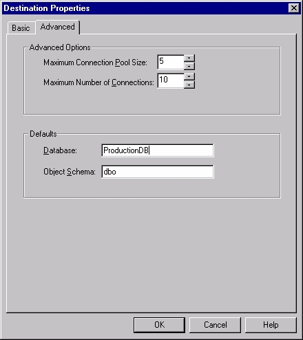 destination advanced